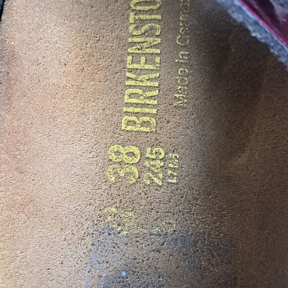 Birkenstock Florida Pink Fuchsia Strappy Slide Sandals Women 39 8 Germany Shoes - Picture 4 of 9